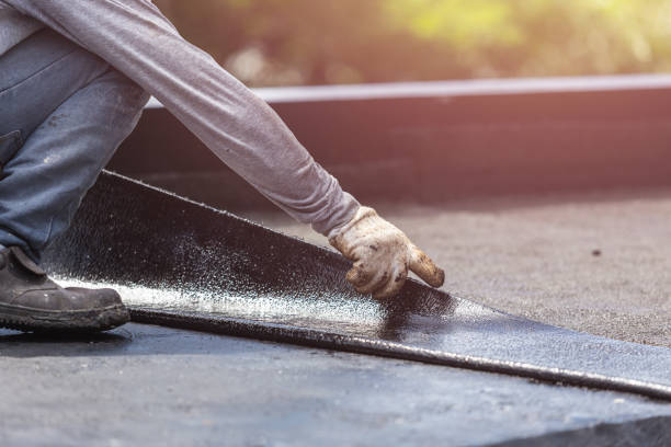 Professional Exterior Waterproofing technician working in Cambria, IL